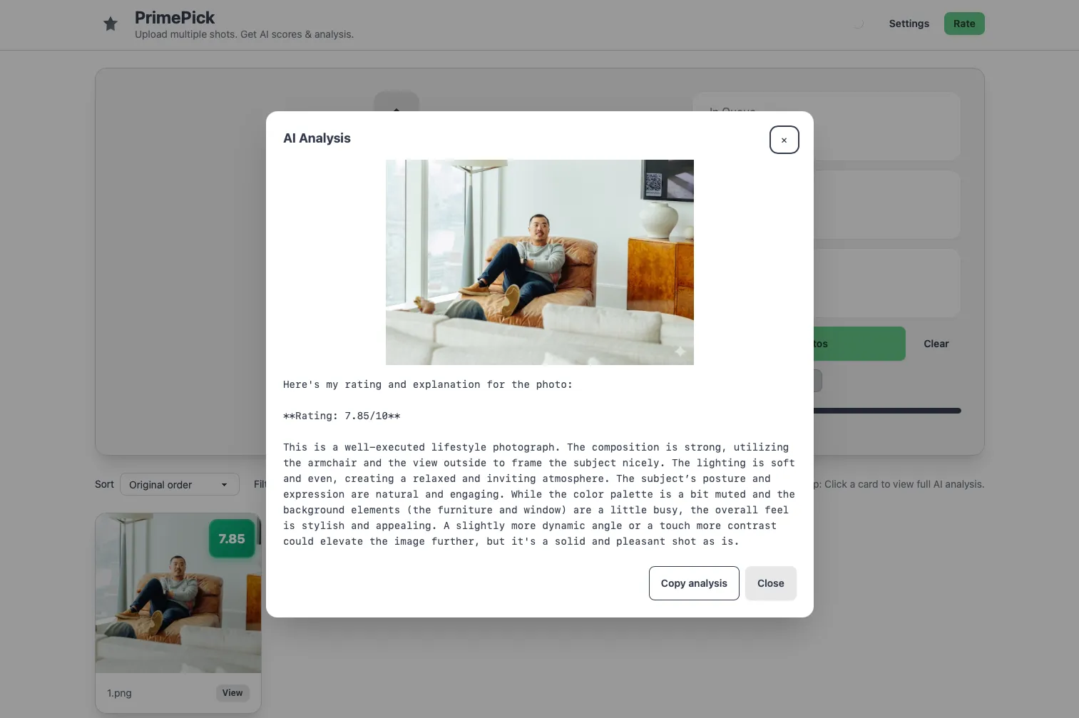 PrimePick screenshot